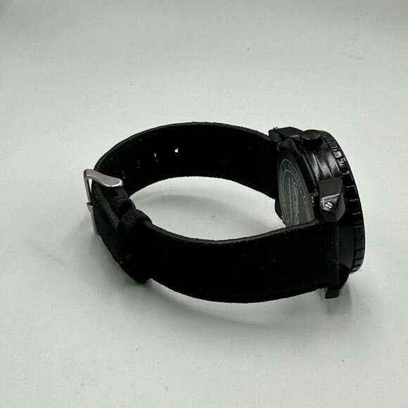 Sprout Seaworld Watch Women Black Penguin Dial Organic Cotton Band New Battery - Picture 12 of 16